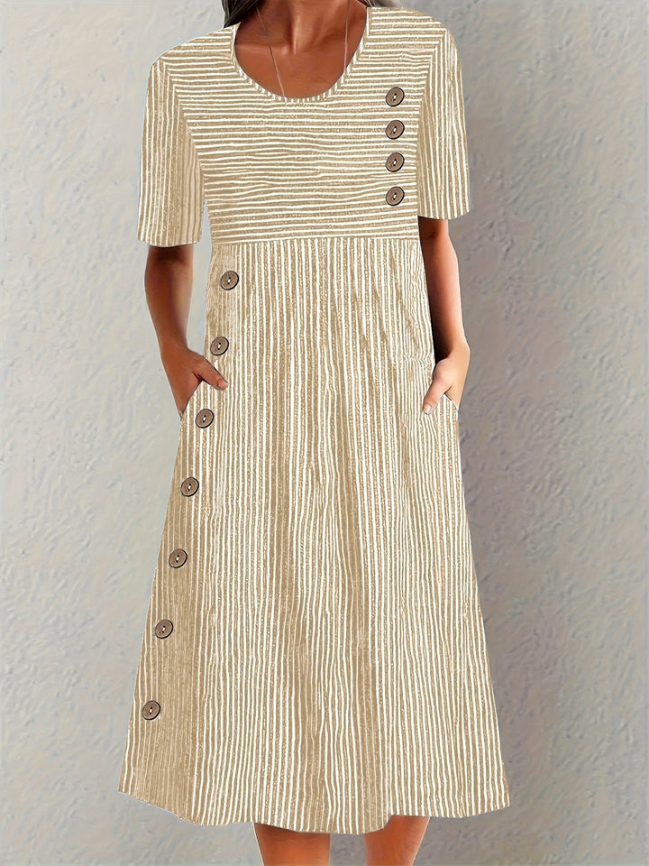 Sofia | Striped Summer Dress
