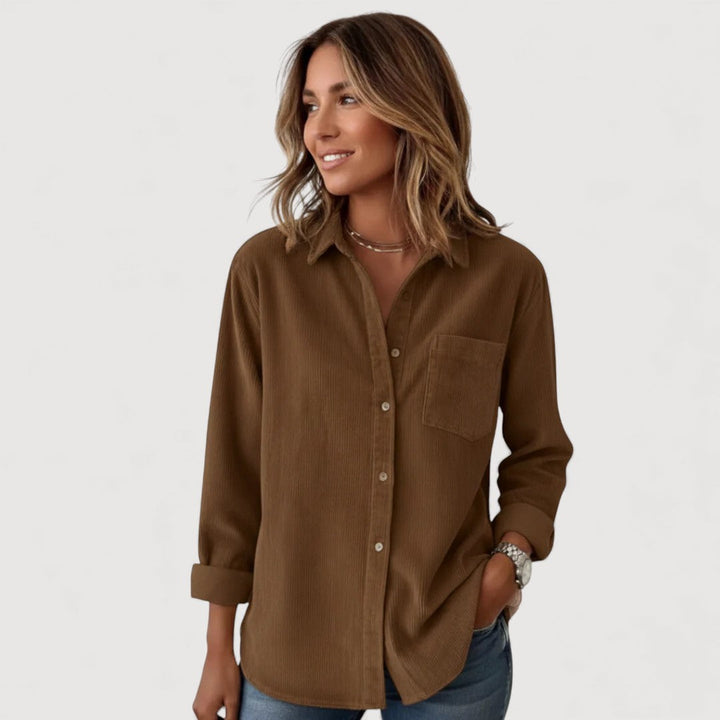 Jade | Corduroy Button Shirt
