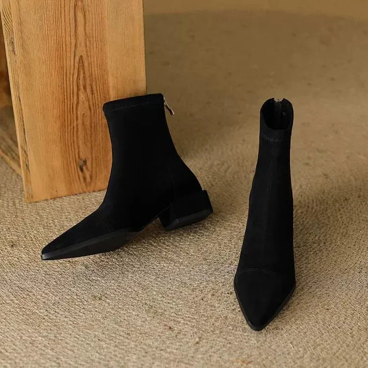 Delphine | Pointed-Toe Ankle Boots