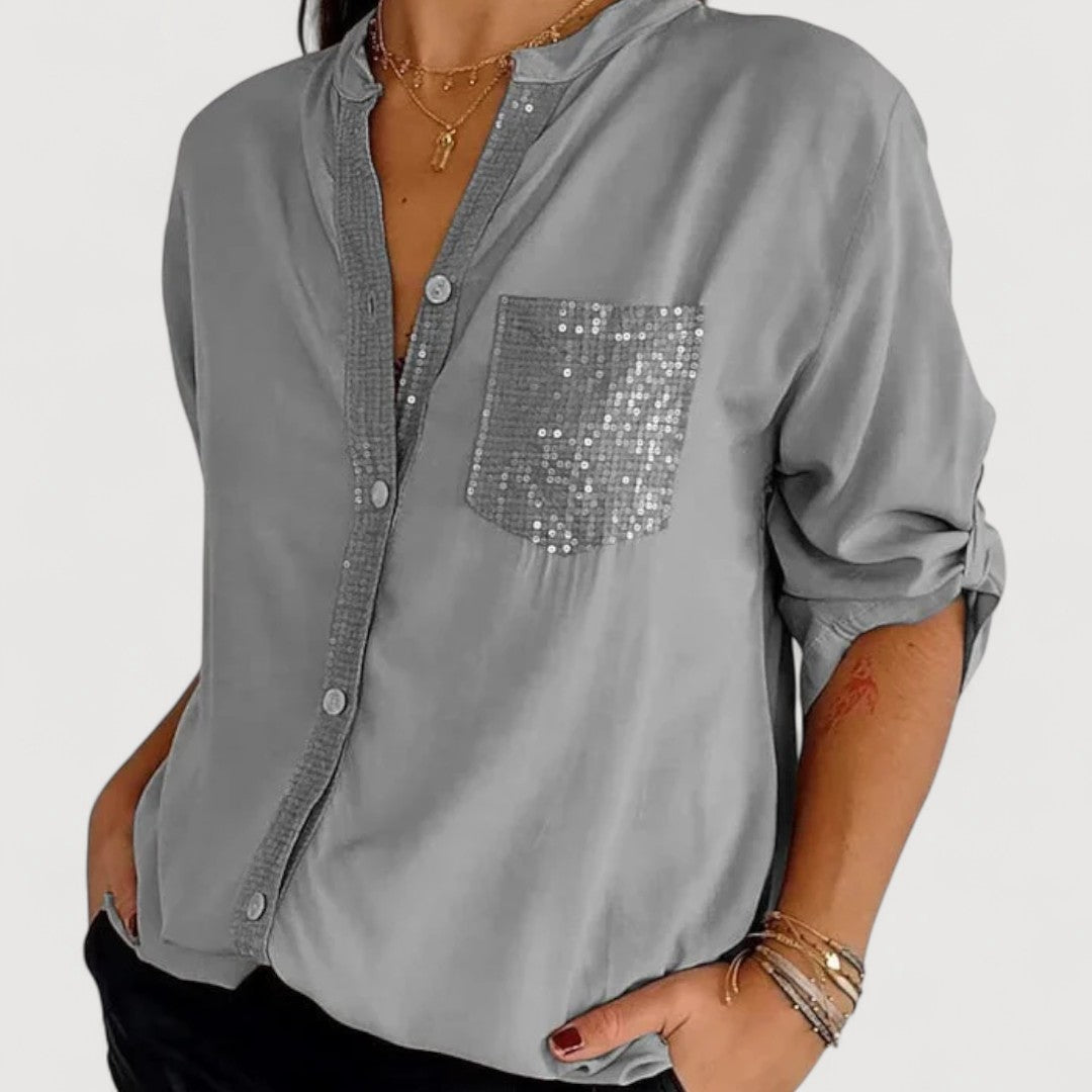 Renna | Sequin Detail Blouse