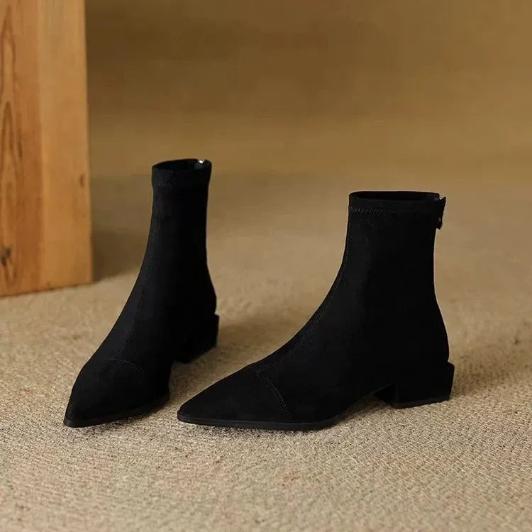 Delphine | Pointed-Toe Ankle Boots