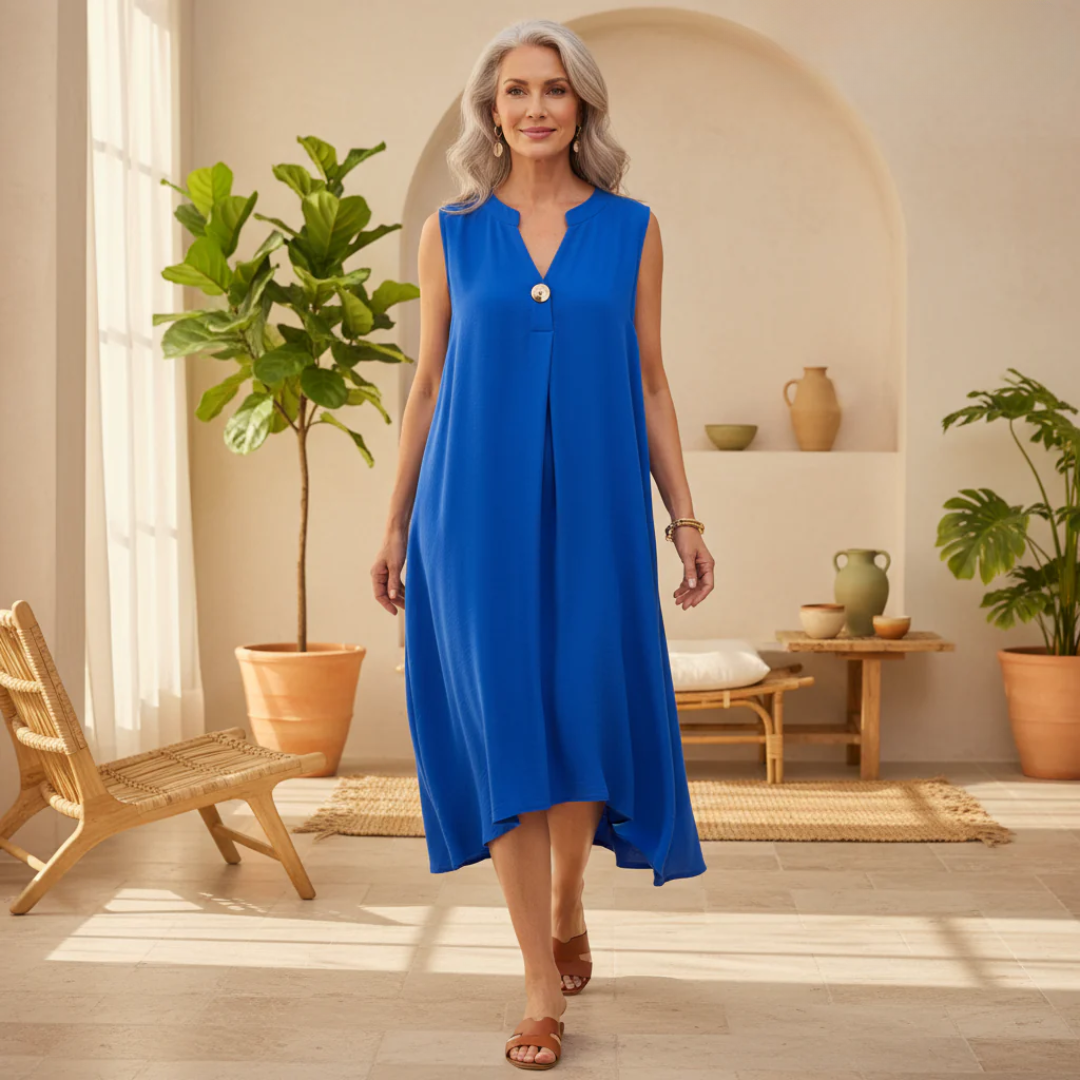 Elsa | Sleeveless V-neck Casual Dress