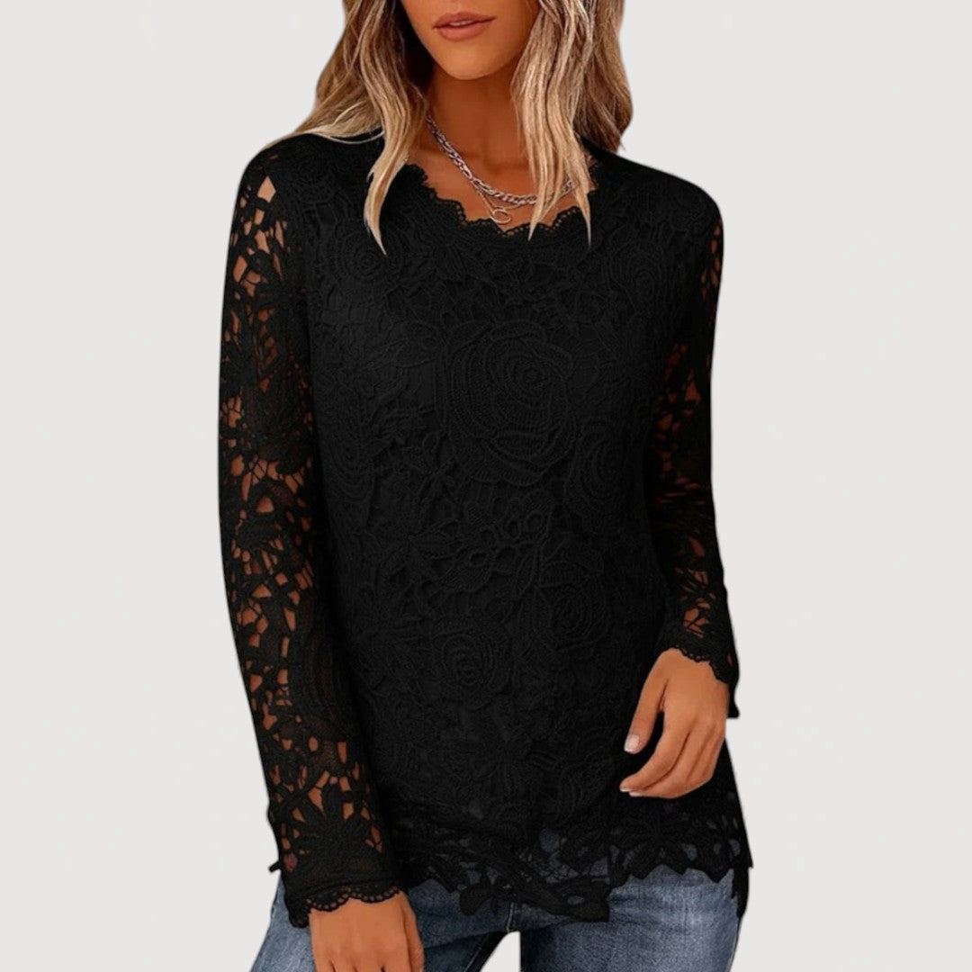 Amelise | Lace Detail Top