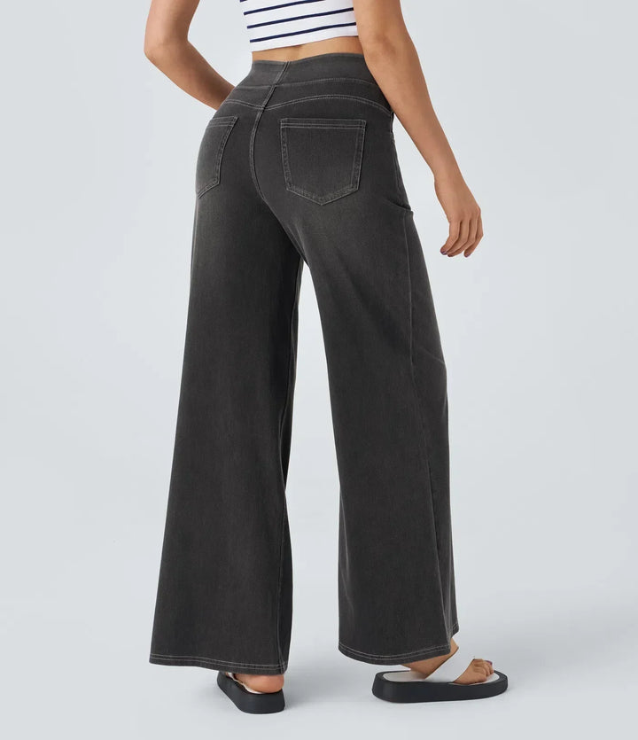 Eva | Comfortable & Stretch High-Waist Trousers