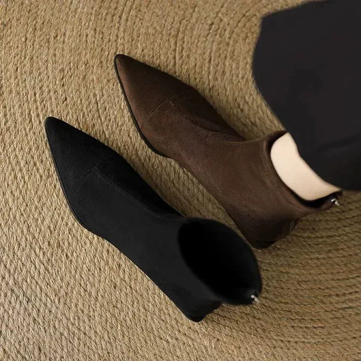 Delphine | Pointed-Toe Ankle Boots
