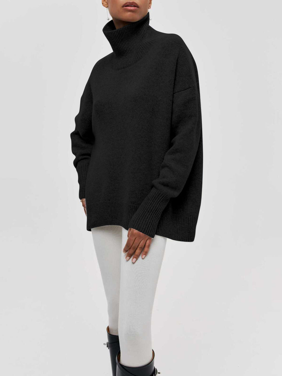 Oversized Turtleneck Sweater