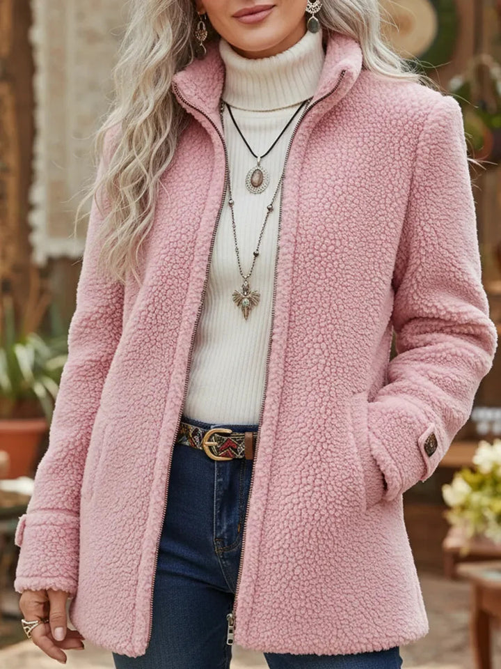 Vanessa™ | Cozy Plush Full Zip Jacket