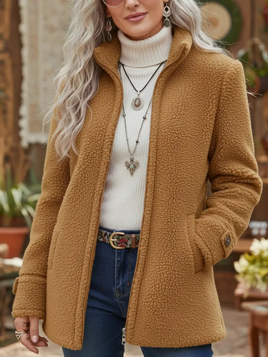 Vanessa™ | Cozy Plush Full Zip Jacket