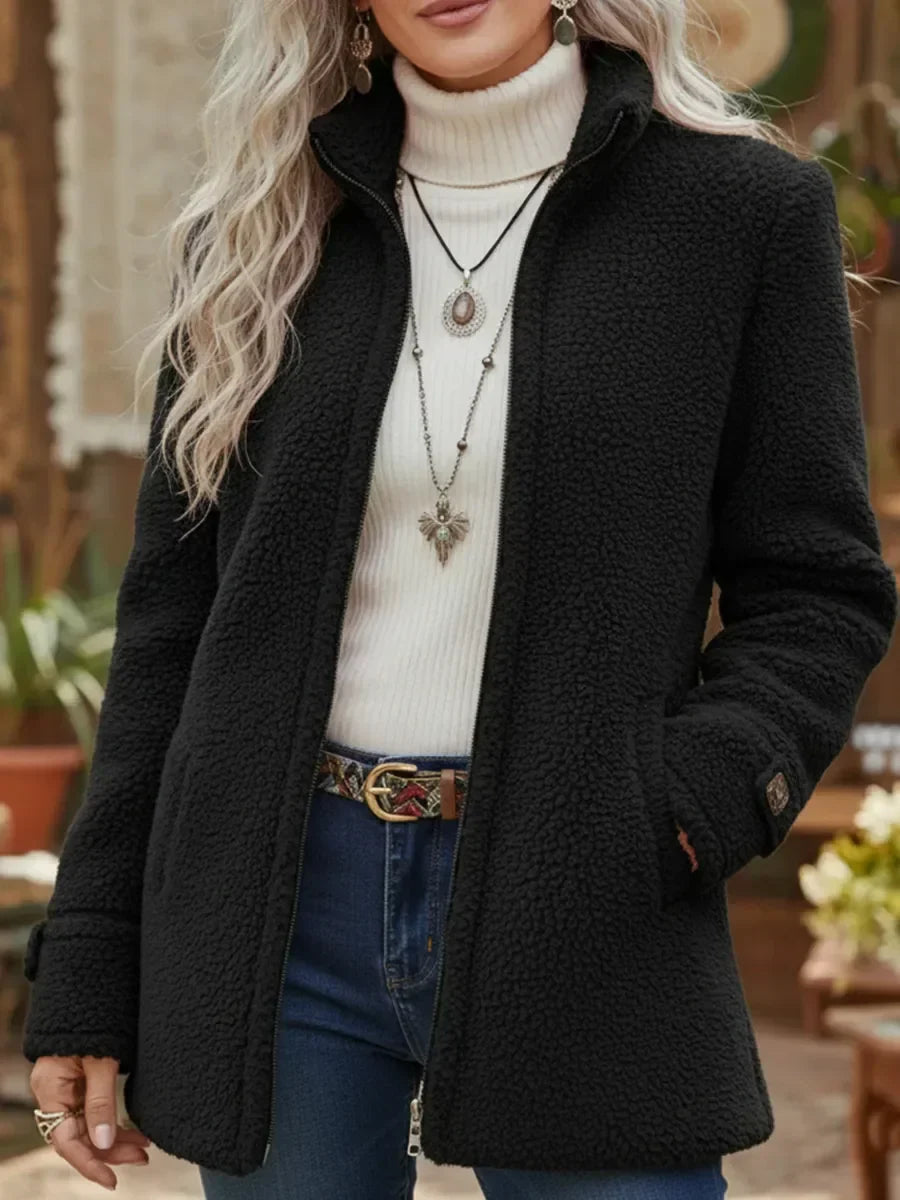 Vanessa™ | Cozy Plush Full Zip Jacket