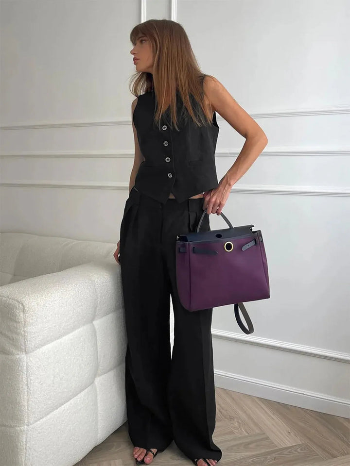 Cotton Linen Two-Piece Set
