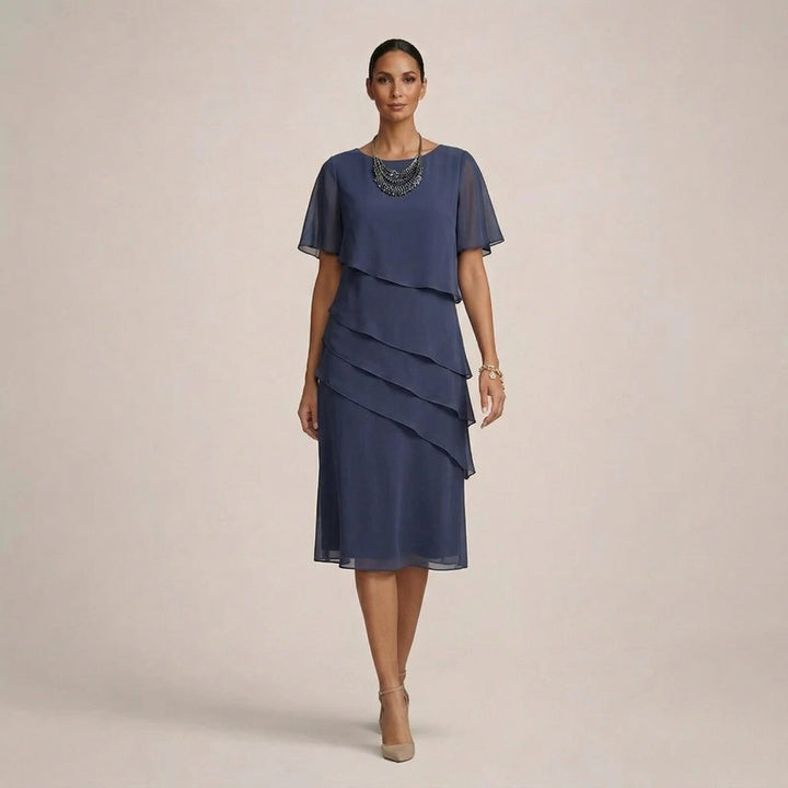 MARA | Elegant Ruffle Dress with Flattering Comfort