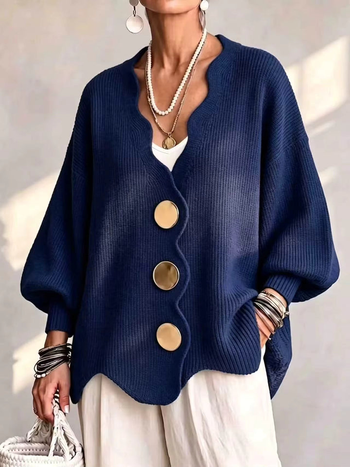 Madison | Loose Button Knit Cardigan