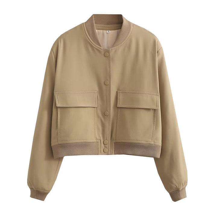 Women's Maven Cropped Bomber Jacket
