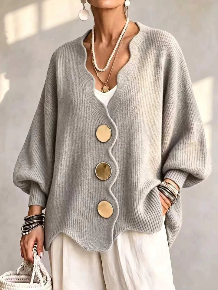 Madison | Loose Button Knit Cardigan