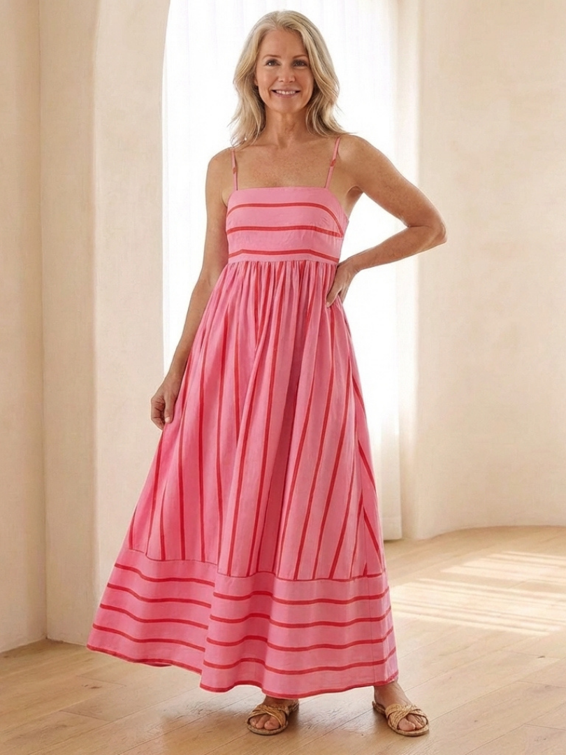 Oleana | Spaghetti Strap Maxi Dress