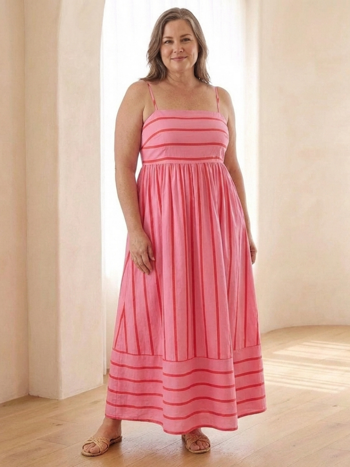 Oleana | Spaghetti Strap Maxi Dress