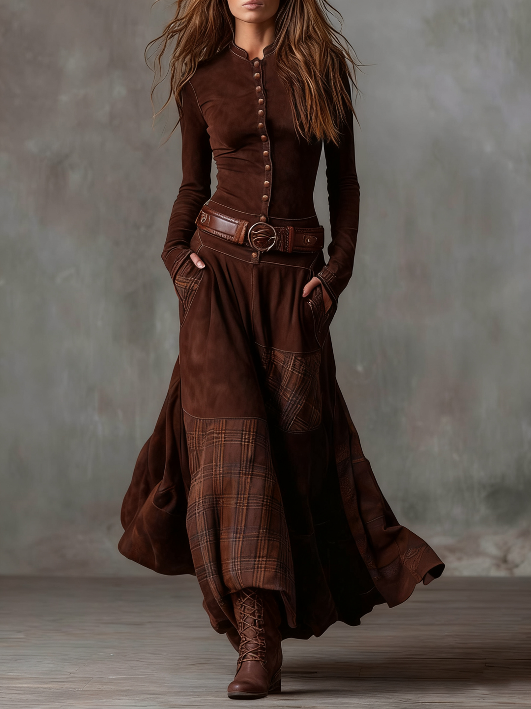 Elisa | Maxi Dress with Belt