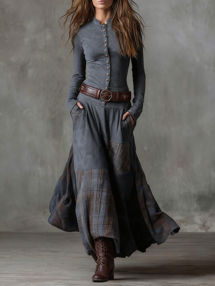 Elisa | Maxi Dress with Belt