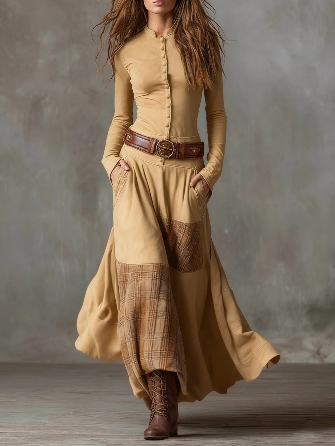 Elisa | Maxi Dress with Belt
