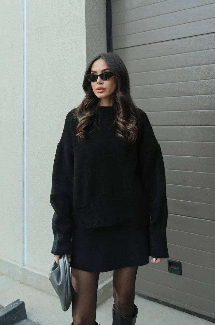 Beatrice | Cozy Sweater & Skirt Set
