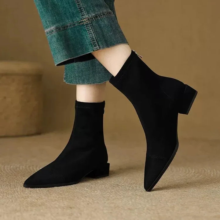 Delphine | Pointed-Toe Ankle Boots