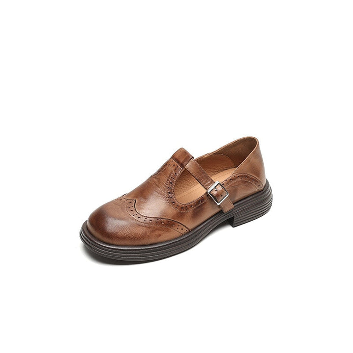 Mattea | Elegant Leather Mary Janes