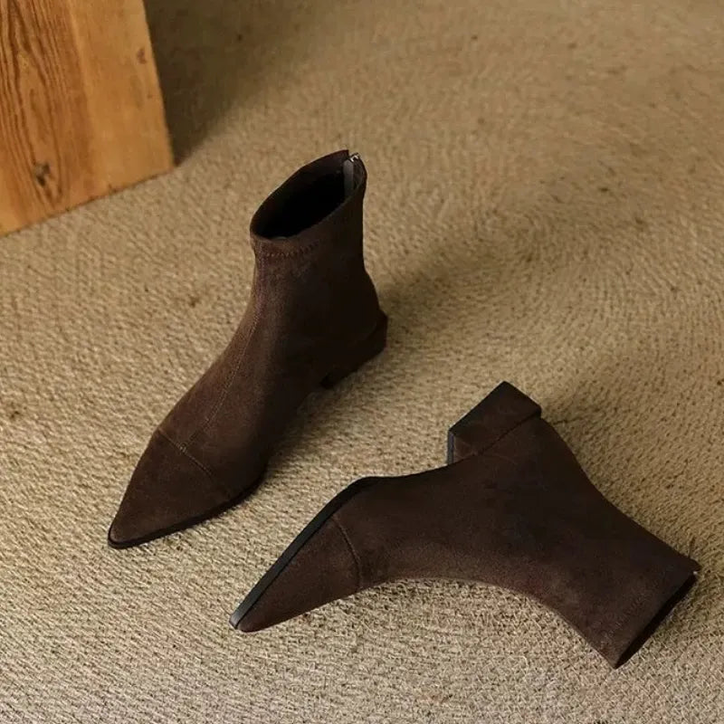 Delphine | Pointed-Toe Ankle Boots