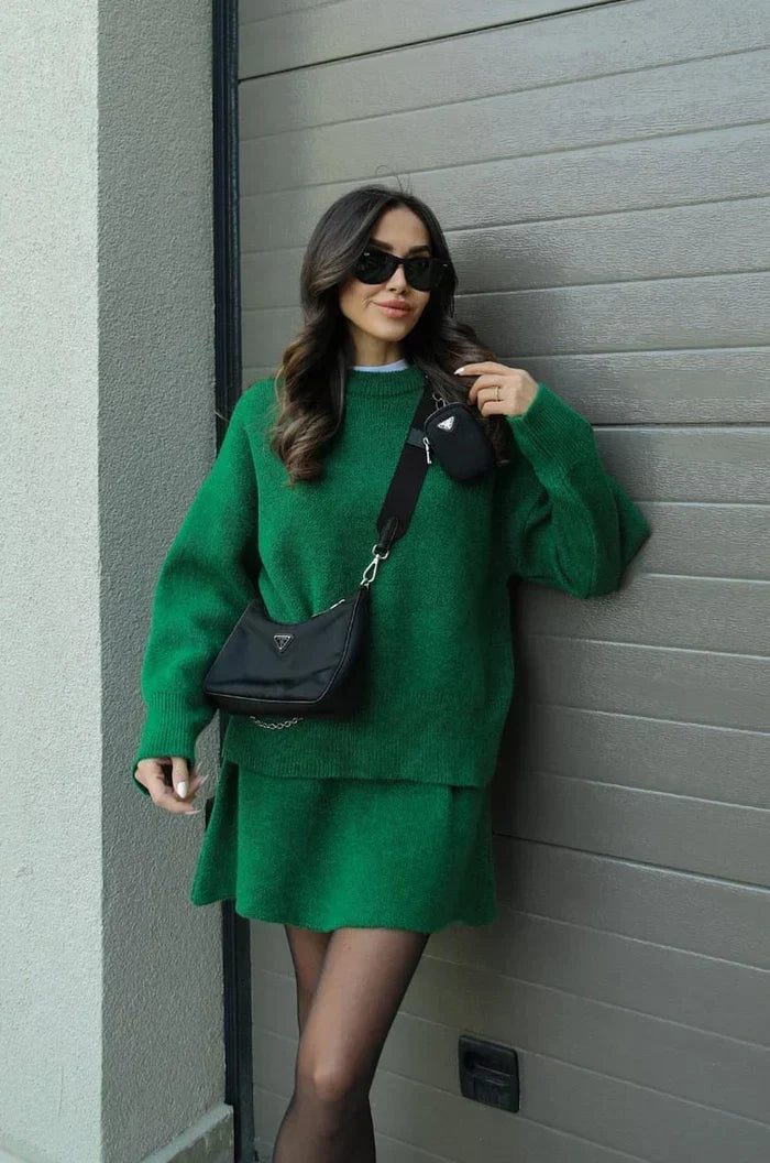 Beatrice | Cozy Sweater & Skirt Set