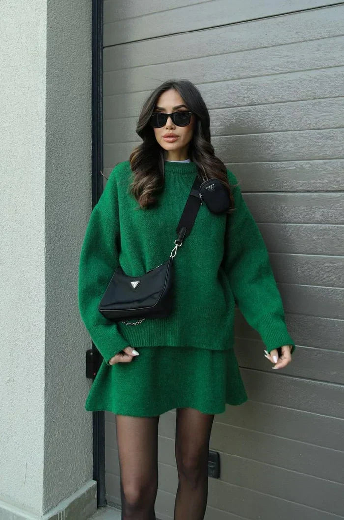 Beatrice | Cozy Sweater & Skirt Set