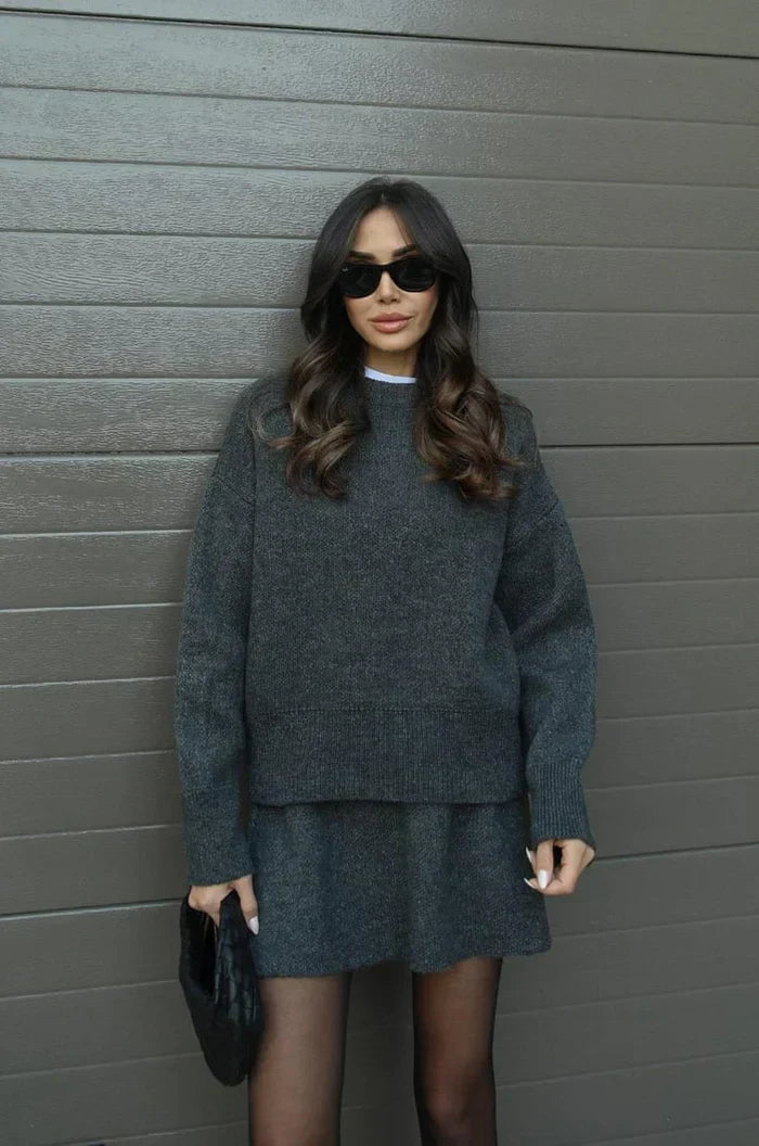 Beatrice | Cozy Sweater & Skirt Set