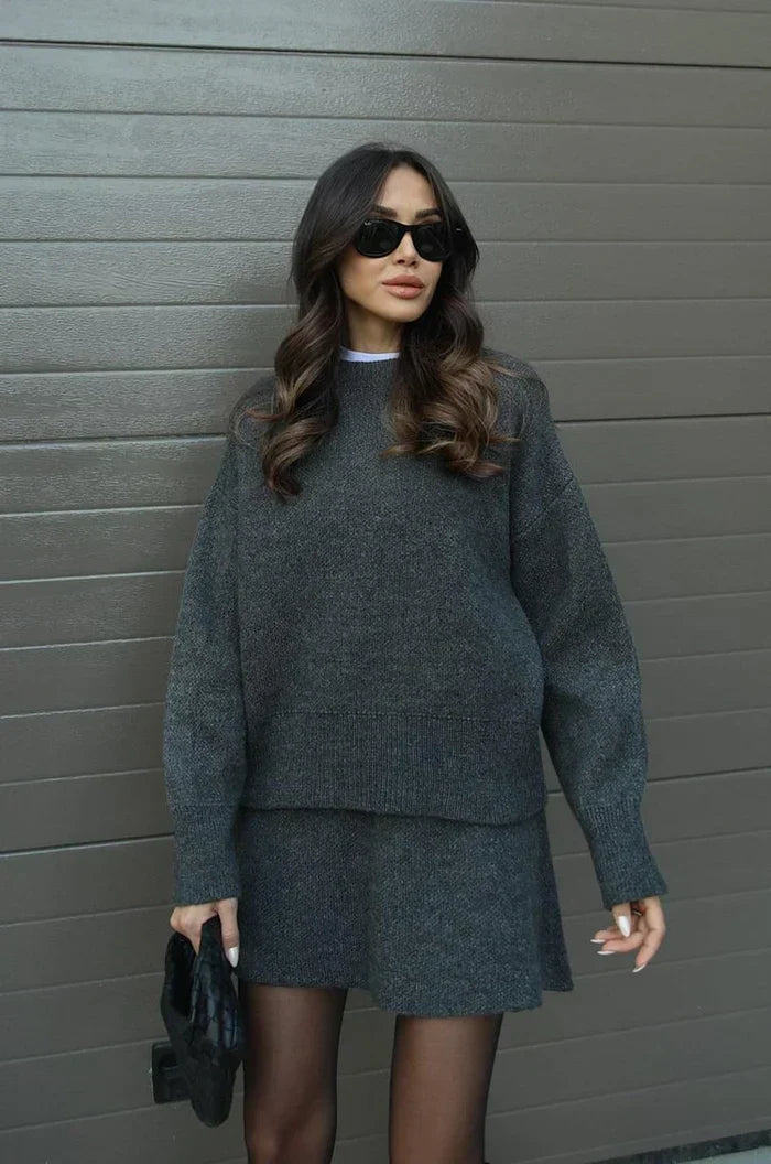 Beatrice | Cozy Sweater & Skirt Set