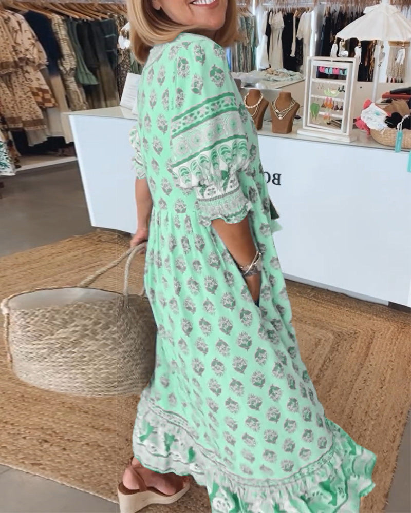 Vera | Bohemian Maxi Summer Dress