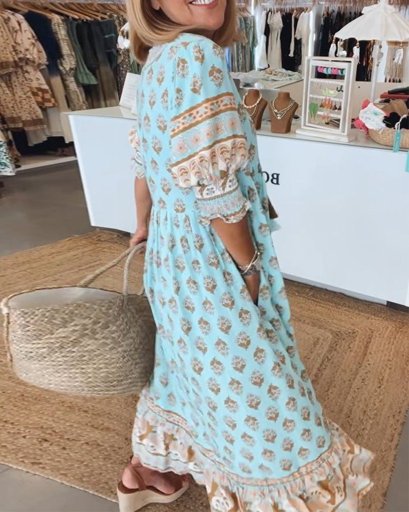 Vera | Bohemian Maxi Summer Dress