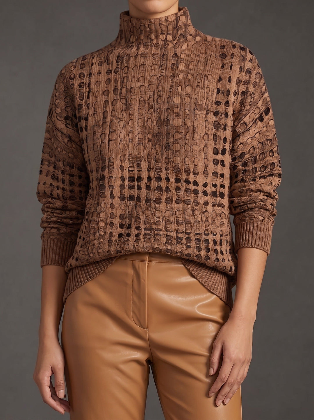 Ysolde™ | Lattice Turtleneck