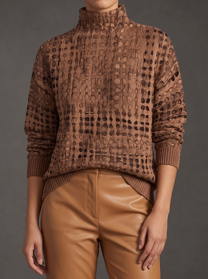 Ysolde™ | Lattice Turtleneck