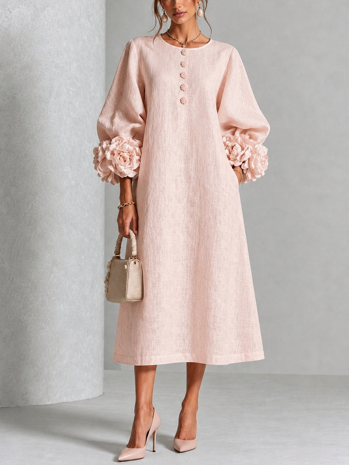 The Sybil Petal Midi Dress