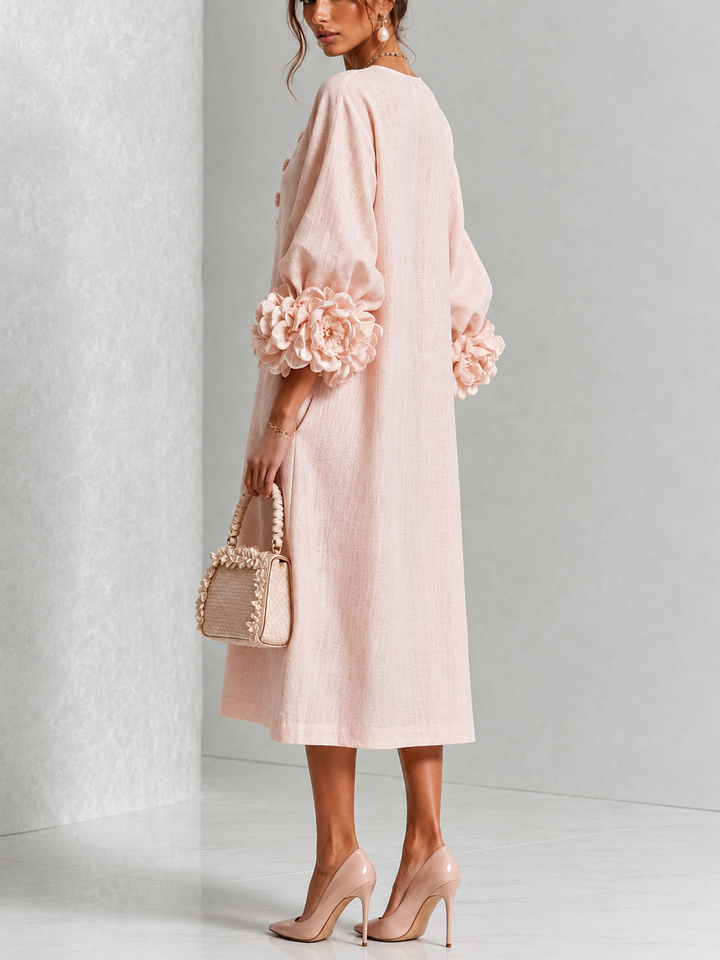 The Sybil Petal Midi Dress