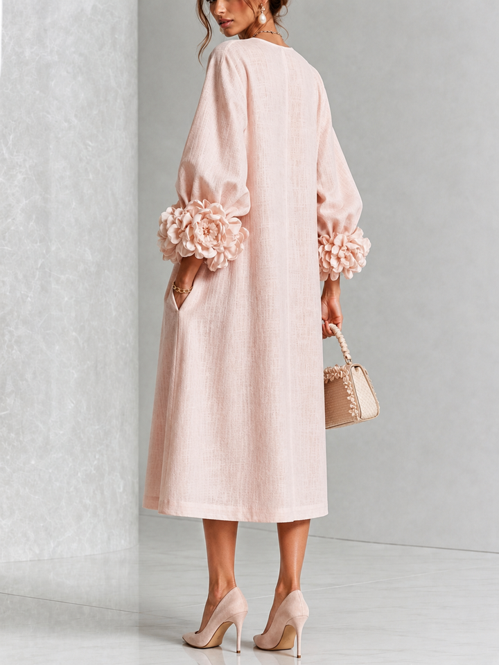 The Sybil Petal Midi Dress