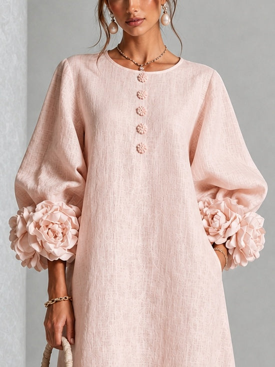 The Sybil Petal Midi Dress