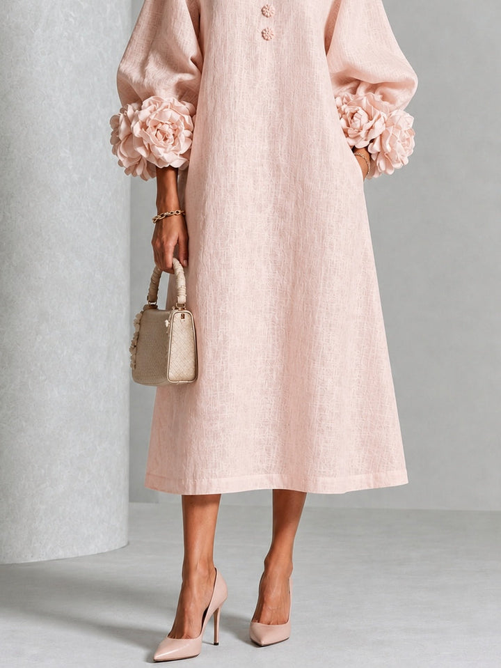 The Sybil Petal Midi Dress