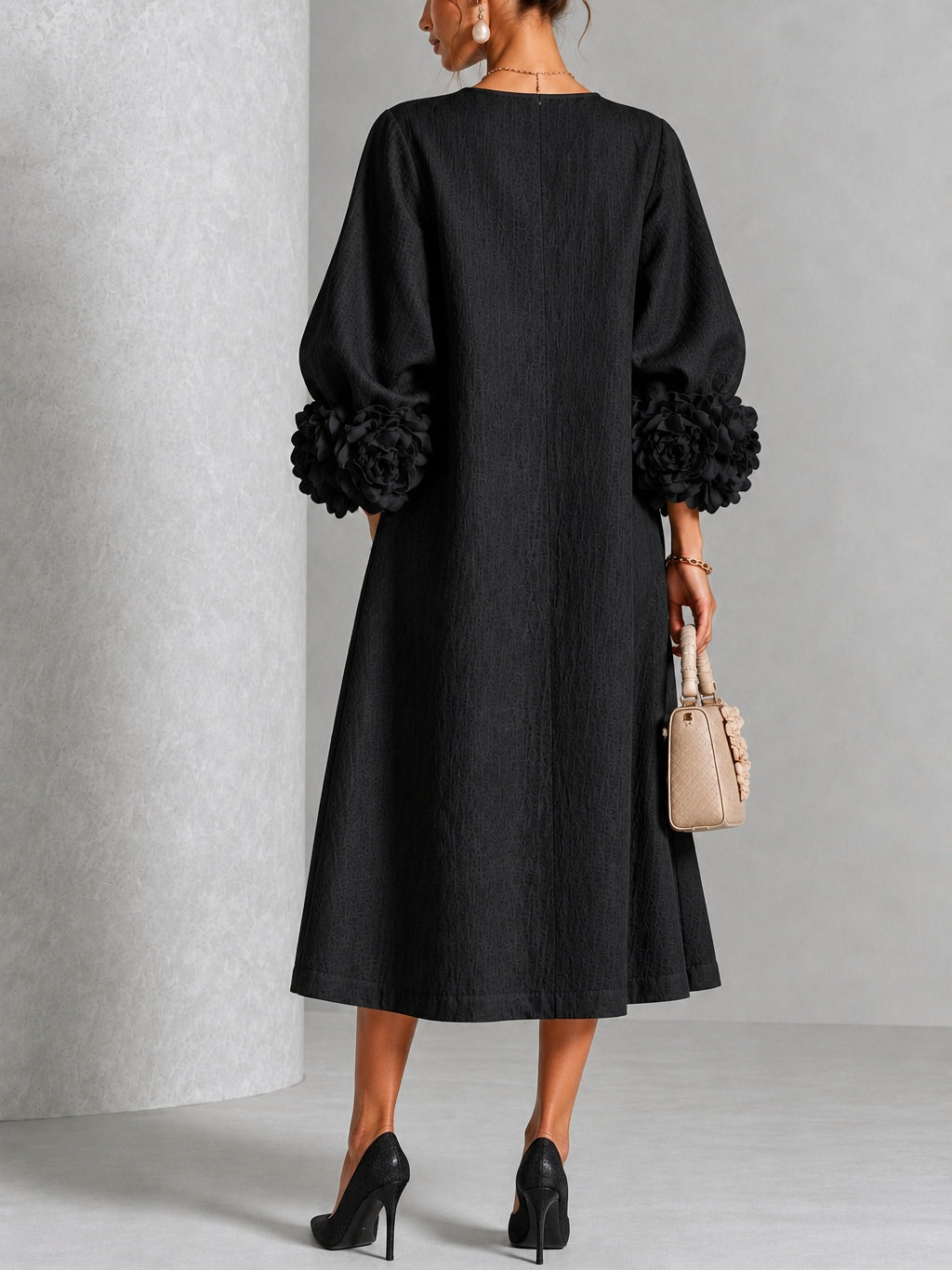 The Sybil Petal Midi Dress