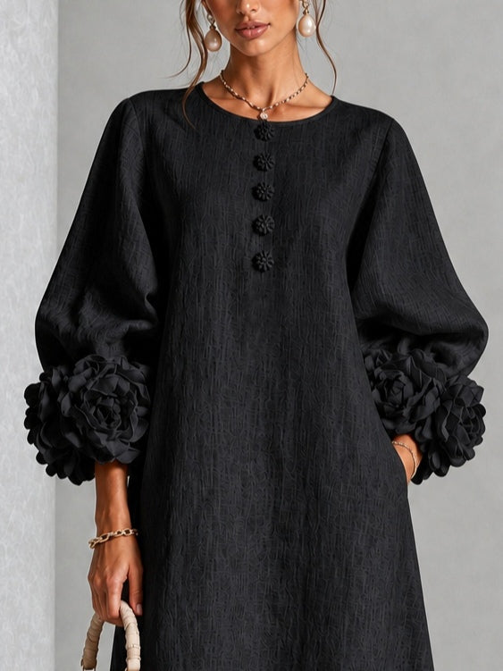 The Sybil Petal Midi Dress