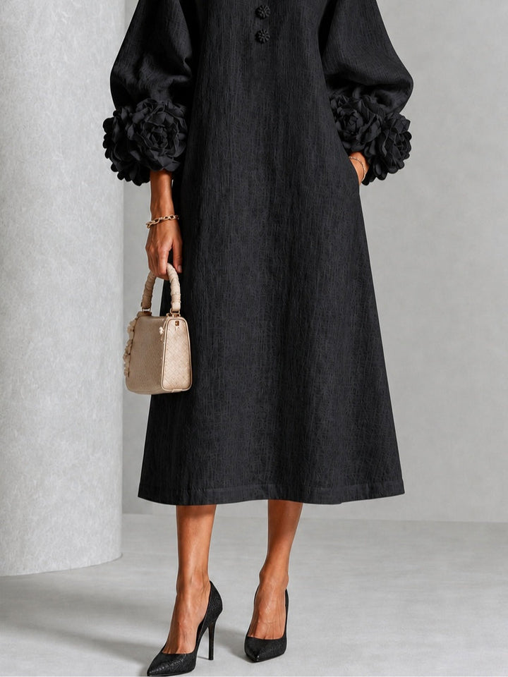The Sybil Petal Midi Dress
