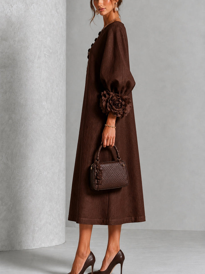 The Sybil Petal Midi Dress