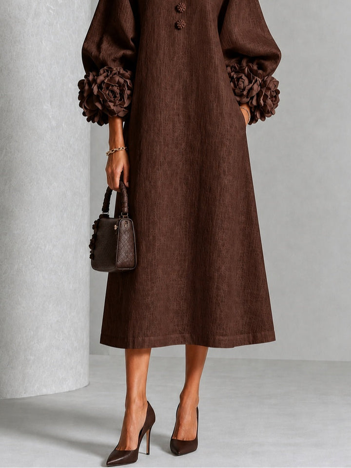 The Sybil Petal Midi Dress