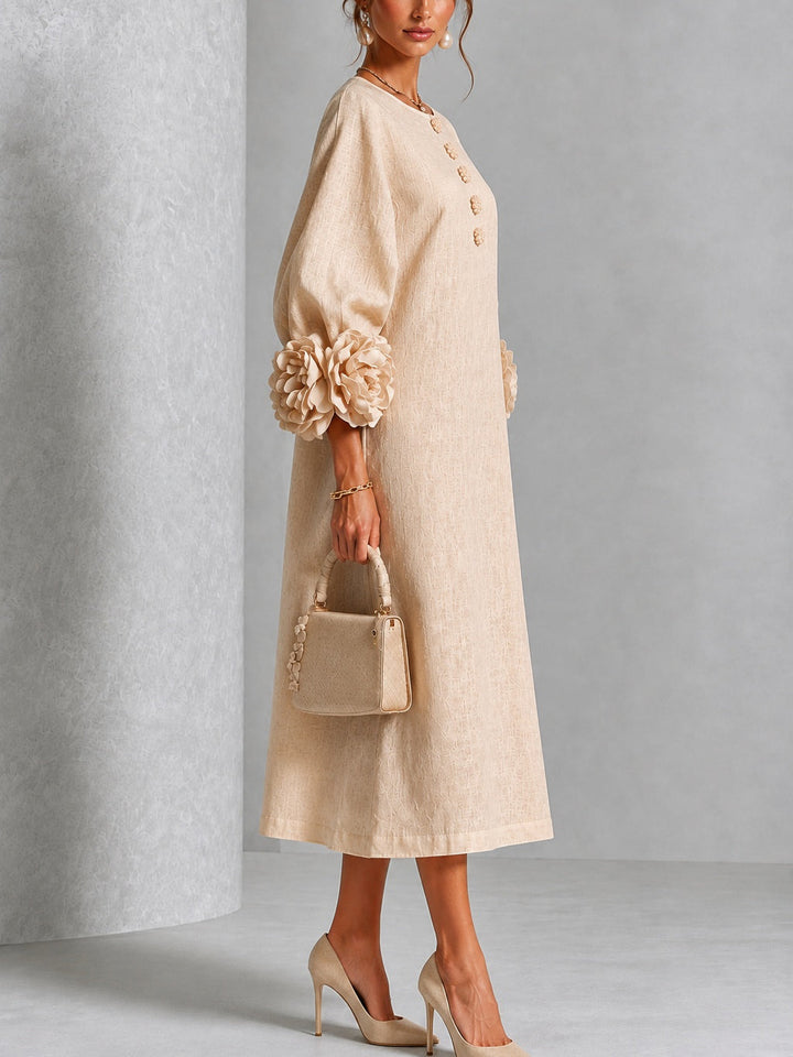 The Sybil Petal Midi Dress