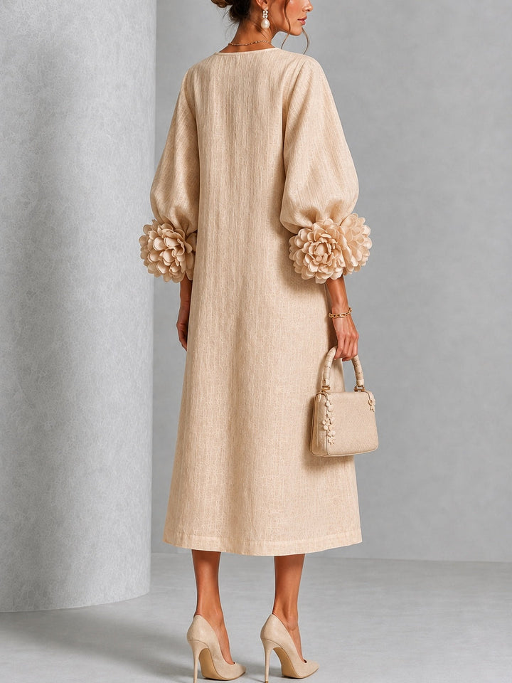 The Sybil Petal Midi Dress