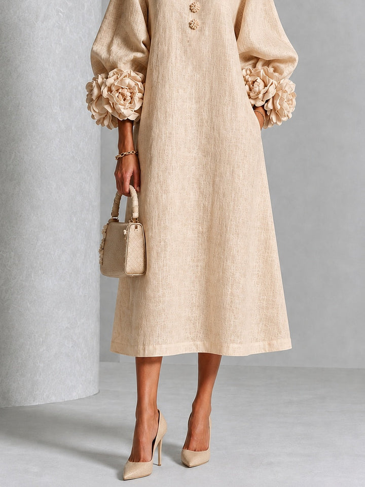 The Sybil Petal Midi Dress