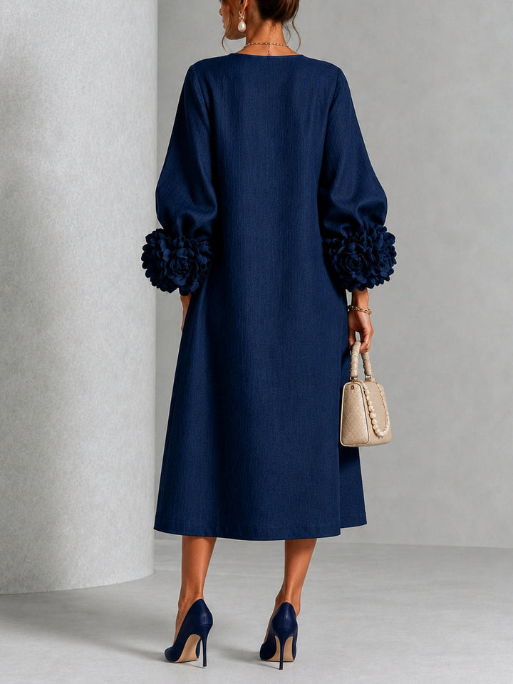 The Sybil Petal Midi Dress