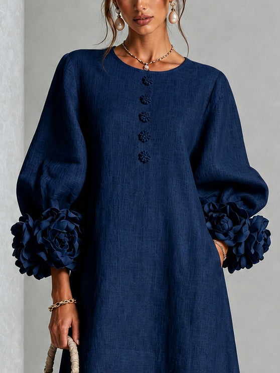 The Sybil Petal Midi Dress